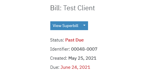 superbills in Sessions Health